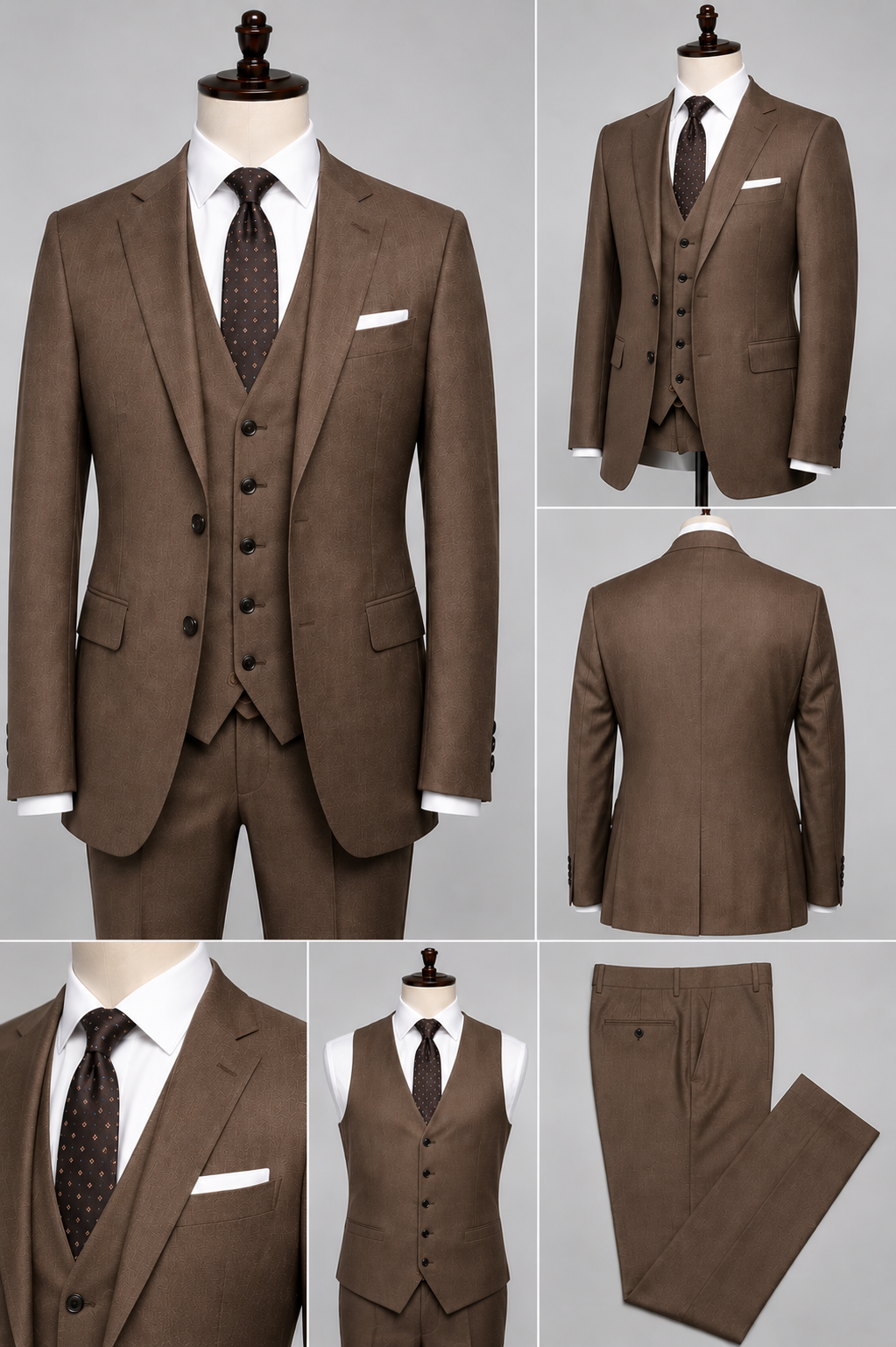 Men's Three-Piece Suit Showcase